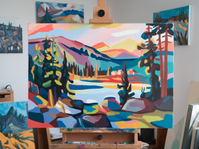 How to create repeatable gouache underpaintings for vibrant acrylic highlights using schmincke and student brands compared