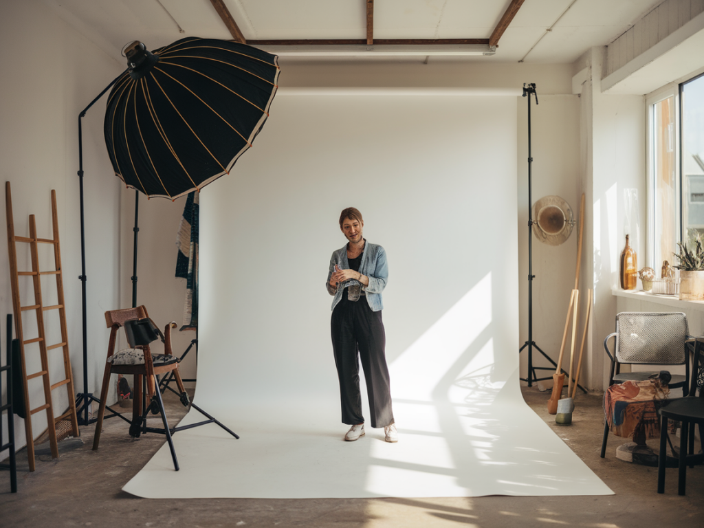 studio visit: organising an artist’s routine around natural light and limited space
