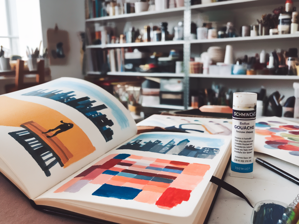 why i switched to schmincke gouache for studio sketching (and what changed)