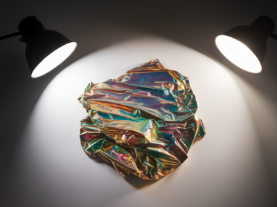 Exactly how to photograph metallic and iridescent pigments without hotspots using household lights