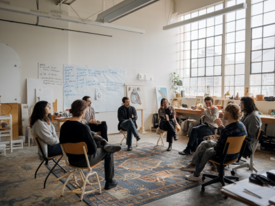 How to structure a 60-minute studio critique session to level up a body of work before exhibition