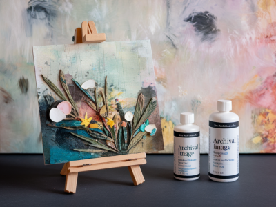 testing three archival varnishes: does finish affect color depth on mixed-media pieces?