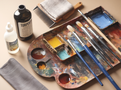 practical guide to safe solvent-free cleaning and brush care for oil painters
