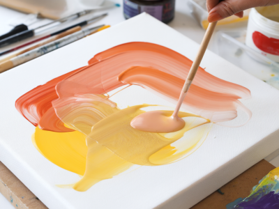 step-by-step: creating luminous glazes with acrylics on prepared canvas